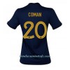 Camiseta de fútbol Francia Kingsley Coman 20 Primera Equipación Mundial 2022 - Mujer